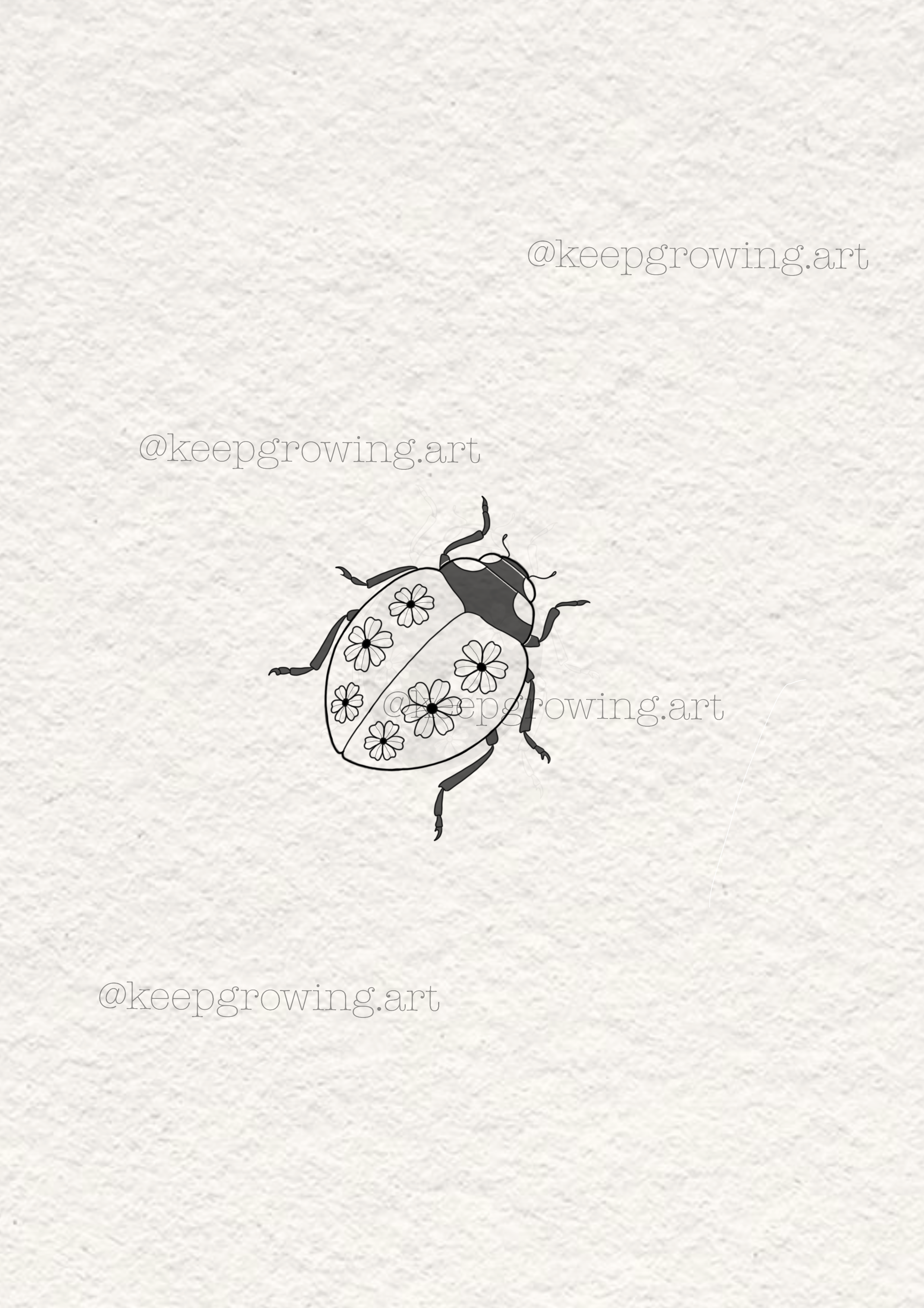 9. adventstürchen: marienkäfer tattoo motiv