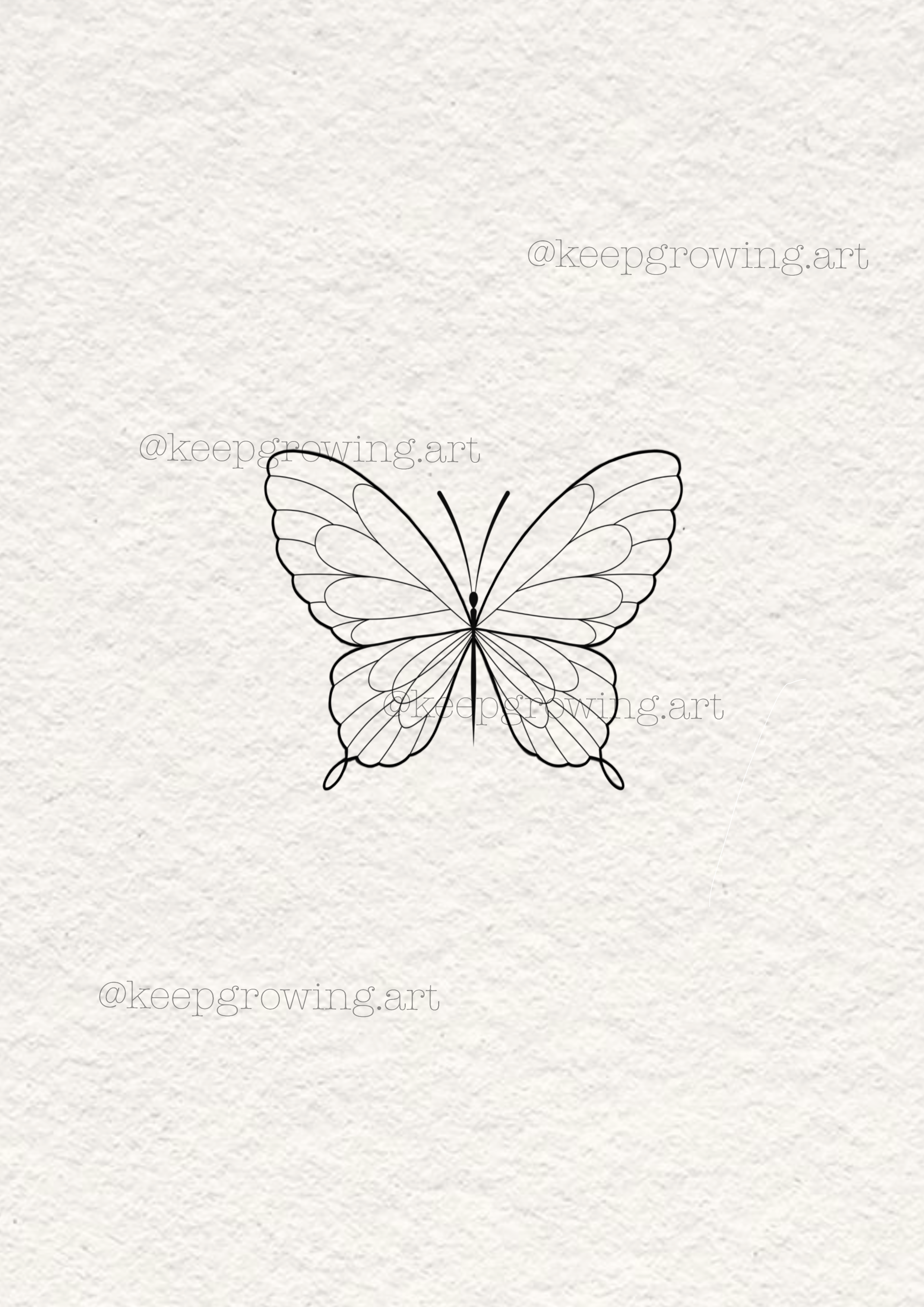 3. adventstürchen: schmetterling tattoo motiv